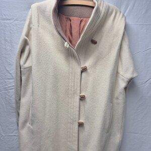 Vintage Freddi-Gail Cream Wool Coat